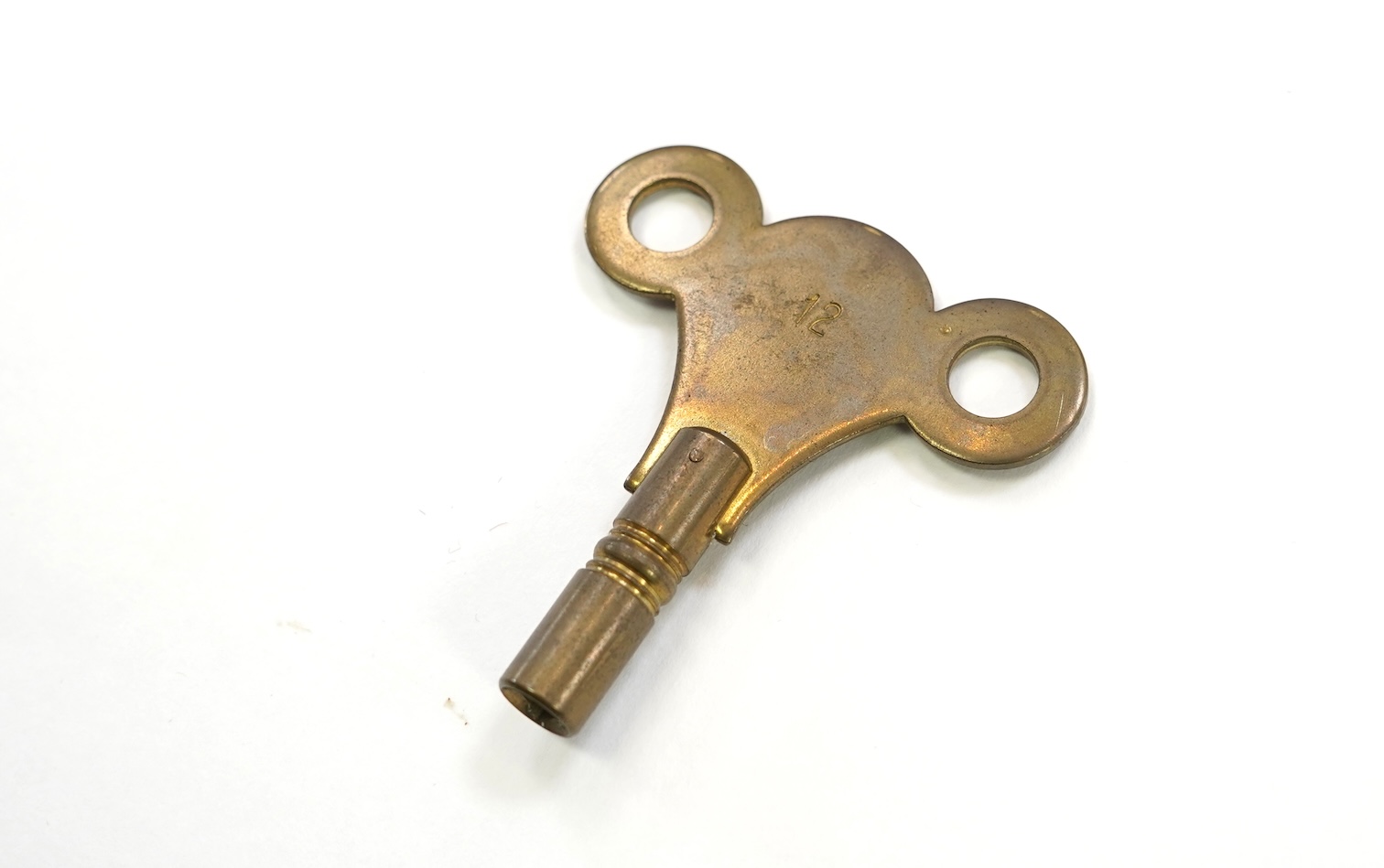 A mid 20th century brass skeleton ‘Cathedral’ clock